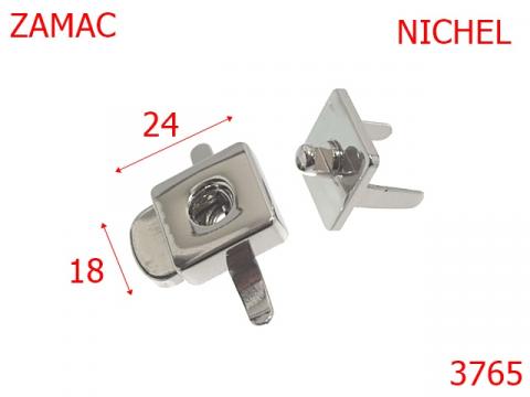 Inchizatoare ascunsa 18.5 mm nichel 13B16 3765 de la Metalo Plast Niculae & Co S.n.c.