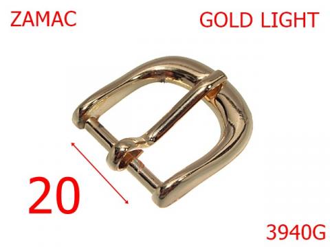 Catarama 20 mm gold light 9A26 3940G de la Metalo Plast Niculae & Co S.n.c.