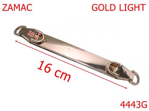 Sustinator maner lung si scurt 16 mm zamac gold 4443G