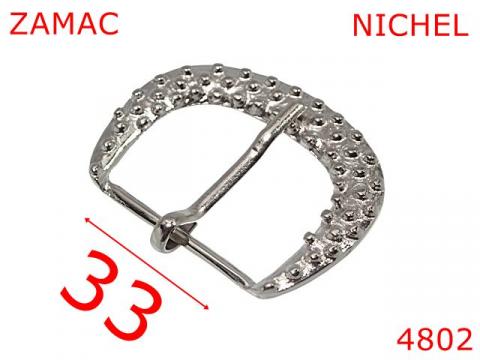 Catarama poseta, geanta 33 mm zamac nichel 6i3 4802 de la Metalo Plast Niculae & Co S.n.c.