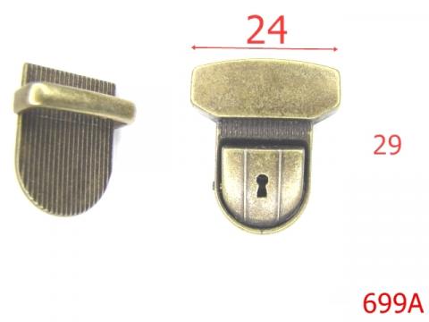 Inchizatoare borseta 24x29 mm antic 12C1 S19 699A