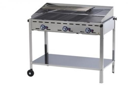 Grill barbecue - Green Fire - 3 arzatoare - alimentare gaz de la Clever Services SRL