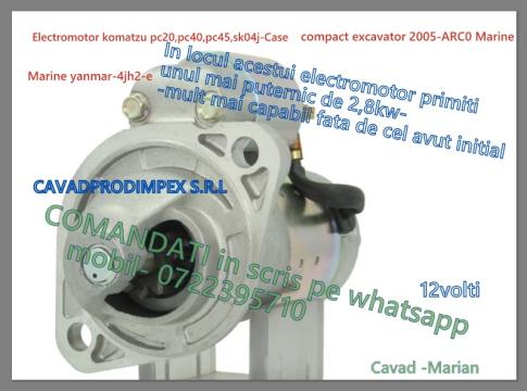 Electromotor Yanmar Marin Construct putere marita 2.8-3.2kw de la Cavad Prod Impex Srl