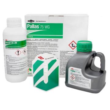 Pesticid Pallas 75WG 500 g + Adjuvant 1 litru, 2 HA
