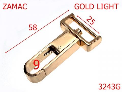 Carabina poseta 25 mm gold light 5F9 5A9 5F5 3243G de la Metalo Plast Niculae & Co S.n.c.