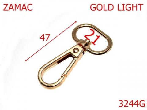 Carabina poseta 21 mm gold light 5F3 11A4 3244G de la Metalo Plast Niculae & Co S.n.c.