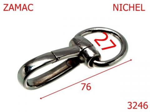 Carabina poseta 27 mm nichel 5V8 5A6 3246 de la Metalo Plast Niculae & Co S.n.c.