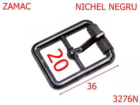 Catarama poseta 20 mm nichel negru 7A5 6B8 5H4 3276N de la Metalo Plast Niculae & Co S.n.c.