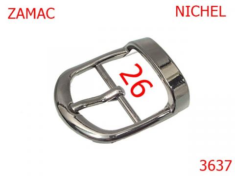 Catarama poseta 26 mm nichel 6F6 7F7 3637 de la Metalo Plast Niculae & Co S.n.c.