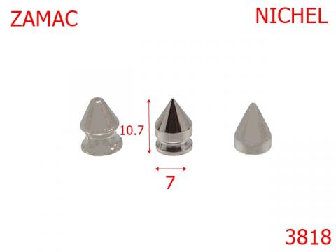 Crampon Zamac 10.7 mm nichel 10C24 3818 de la Metalo Plast Niculae & Co S.n.c.