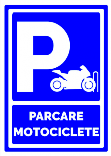 Indicator pentru parcare motocicleta