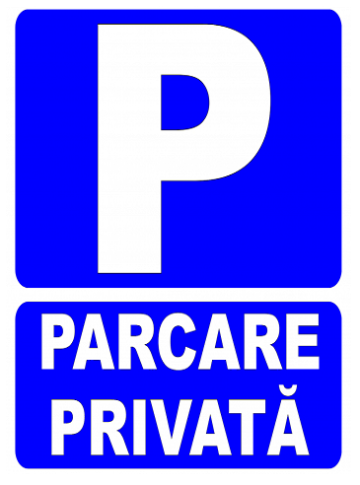 Indicator pentru parcare privata de la Prevenirea Pentru Siguranta Ta G.i. Srl
