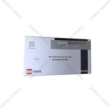 Manusi nitril, nepudrate, negre, marime S (100buc) de la Practic Online Packaging Srl