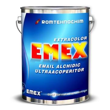 Email alchidic Emex Extracolor - alb - bidon 5 kg de la Romtehnochim Srl