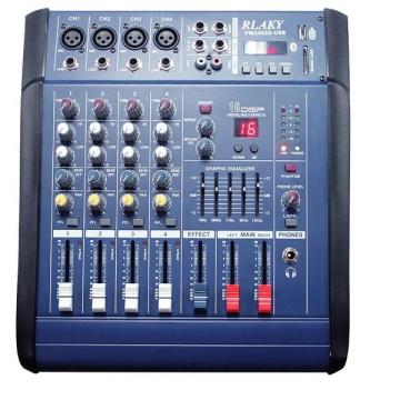 Mixer audio profesional amplificat 200W cu 4 canale
