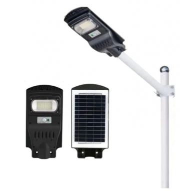 Lampa solara iluminat stradal IP66, 50W, 6500K, 2 buc