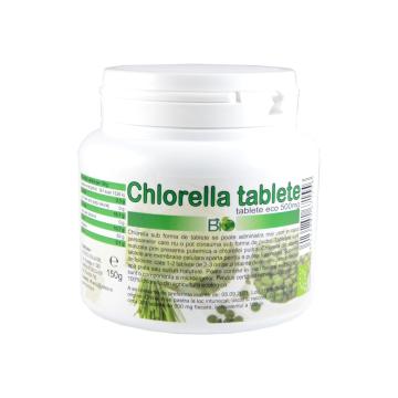 Supliment alimentar Chlorella tablete, bio 300x500mg