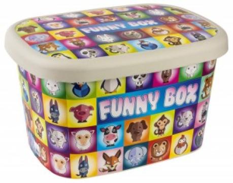 Cutie depo cu capac Fun Box 25 litri 45.5x33.5x27 cm