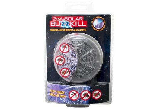 Aparat anti insecte Buzzkill cu incarcare solara si lumina