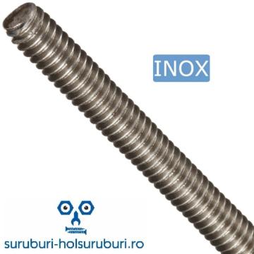 Tija filetata inox M10 x 1 metru de la Marisim Total Instal Srl