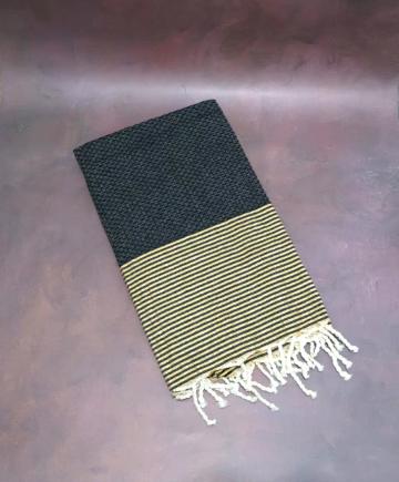 Prosop plaja Fouta | Tunis | Dark Gold 200 x 100 cm