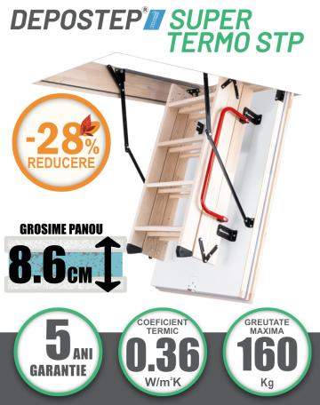 Scara pod lemn supertermoizolata Depostep Super Termo STP