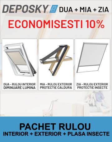 Rulou interior opac Dua + rulou exterior Deposky de la Deposib Expert Srl