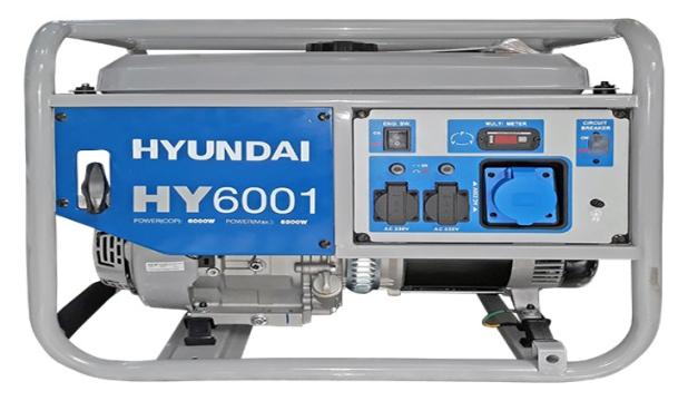 Generator benzina Standard Monofazat 6.0 KW, HY6001, Hyundai de la Transilvania Euro Tour Srl