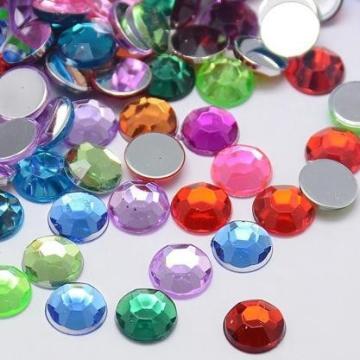 Margele Cabochon acrilic 16mm - 5buc