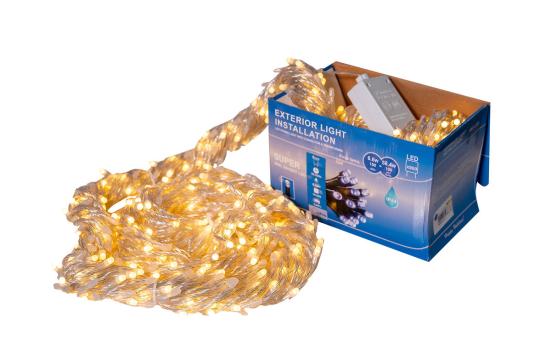 Perdea luminoasa, 3 m x 3 m, alb cald, BL960CLD de la Ornamentecraciun.ro