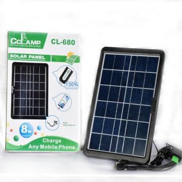 Panou solar portabil CcLamp CL-680 6V, 8W,1.3A