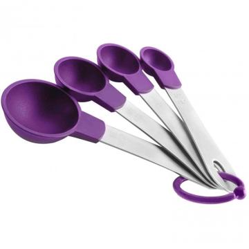 Set 4 linguri masuratori patiserie inox+plastic Ibili