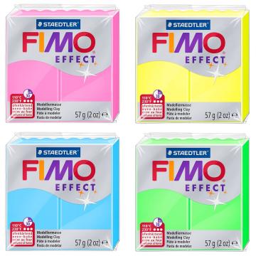 Lut polimeric Fimo Effect Neon 57g - toata gama de la Gemsale Srl