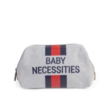 Gentuta bebe Baby Necessities Grey Stripes Red Blue