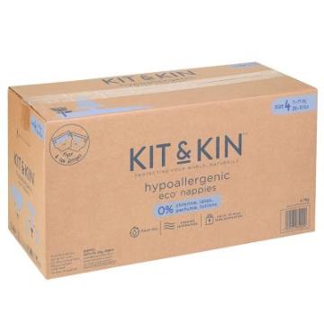 Scutece marimea 4, 9-14 kg, hipoalergenice, eco Kit&Kin