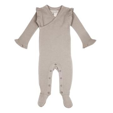 Body bebe cu picioare si volane, bumbac organic Lovedbaby de la Stiki Concept Srl