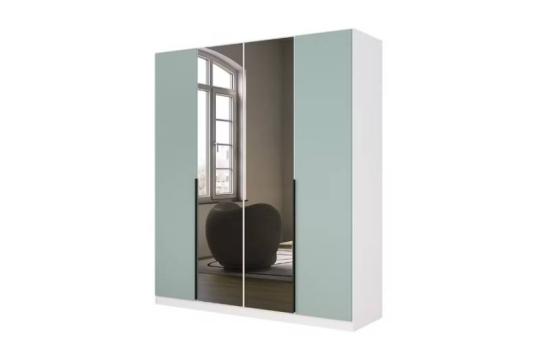 Dulap alb alpin + Sage/ oglinda Grey 181x210x54cm Skyla de la Intracom Trading Company Srl