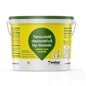 Tencuiala decorativa mozaic Weber.Pas Mozaik 20kg de la Piatraonline Romania