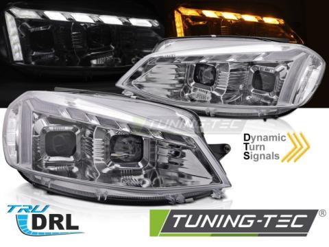 Faruri Headlights Light SEQ crom VW Golf 7 17-19