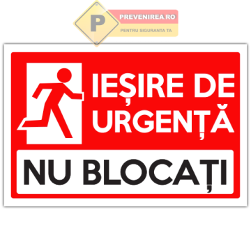 Indicatoare pentru usa de urgenta de la Prevenirea Pentru Siguranta Ta G.I. Srl