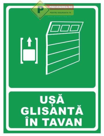 Indicator pentru usa glisanta in tavan de la Prevenirea Pentru Siguranta Ta G.I. Srl