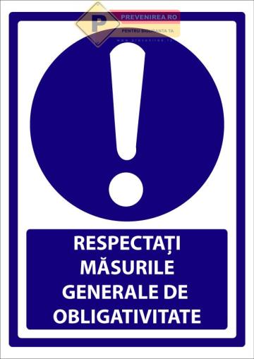 Indicator respectati masurile generale de obligativitate