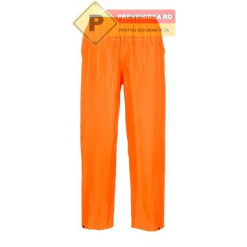 Pantalon portocaliu impermeabil pentru protectie