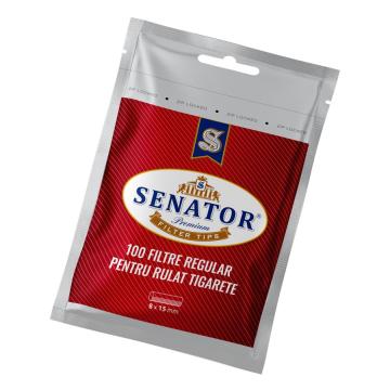 Filtre rulat Senator - 8 mm Regular (100)