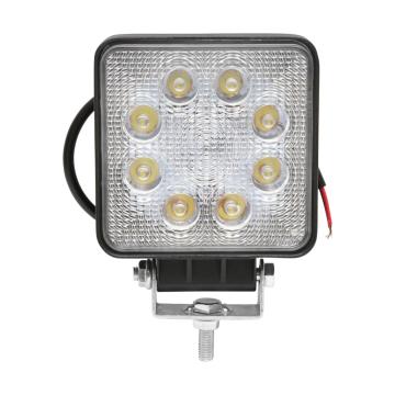 Lampa 8 LED-uri 10-60V 24W unghi de radiere 60 patrat