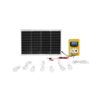 Set panou solar 50W fotovoltaic monocristalin regulator 10A de la Gold Smart Engine Srl