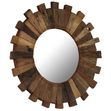 Oglinda de perete, 70 cm, lemn masiv reciclat de la VidaXL
