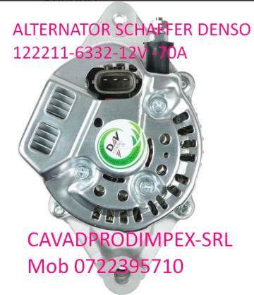 Alternator Schaffer, Kubota 12v, 55/70/90 amperi de la Cavad Prod Impex Srl