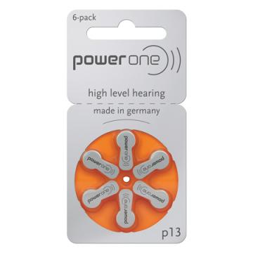 Set baterii auditive Power One Varta P13 BL 6 de la Sil Electric Srl