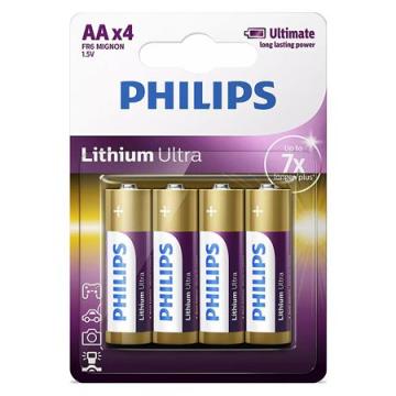 Baterie lithium Utra LR6 AA blister 4 buc de la Sil Electric Srl